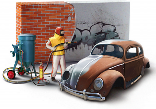 пескоструйная очистка